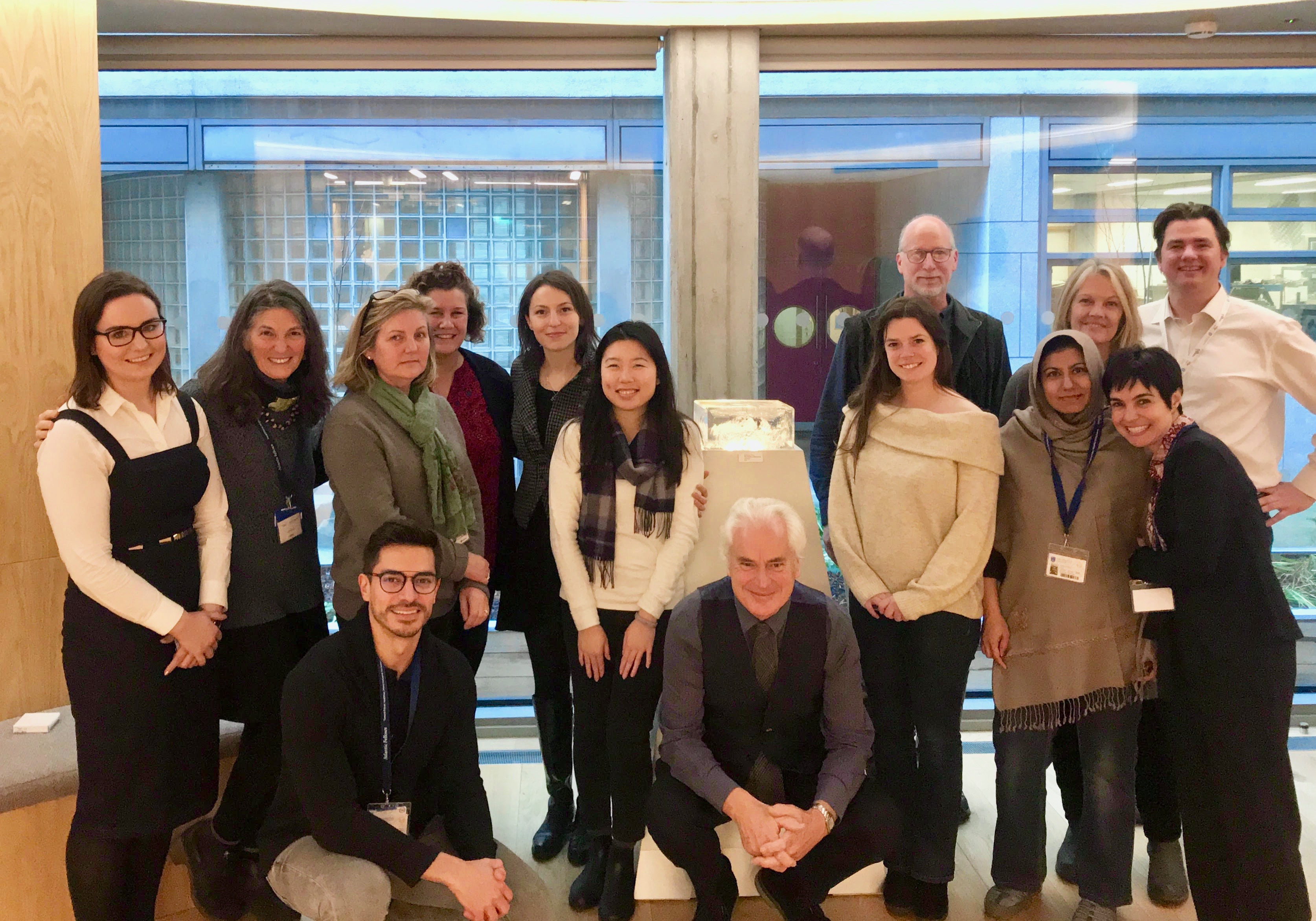 Our Education Team with the Global Brain Heath Institute's Atlantic Fellows at Trinity College, Dublin.