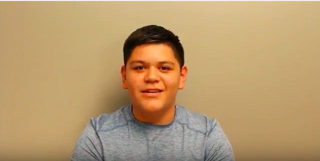 Jacob from Monte del Charter School shares his story for a class video