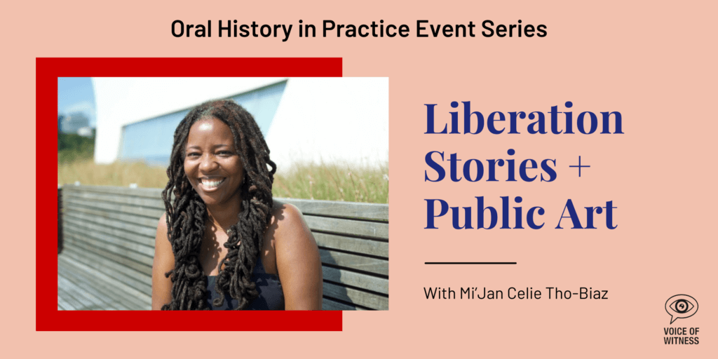 oral history and storytelling event 